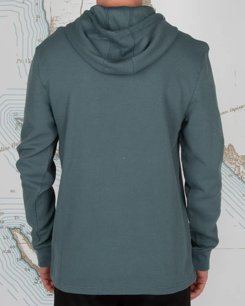 Salty Crew Tippet Thermal Hood In Blue-2